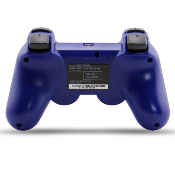 Joystick inalámbrico bluetooth compatible PS3 color azul - Imagen 3