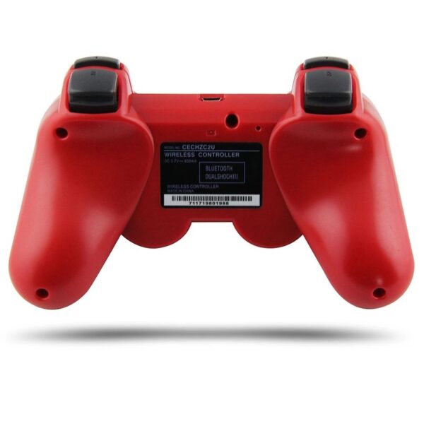 Joystick inalámbrico bluetooth compatible PS3 color rojo - Imagen 3