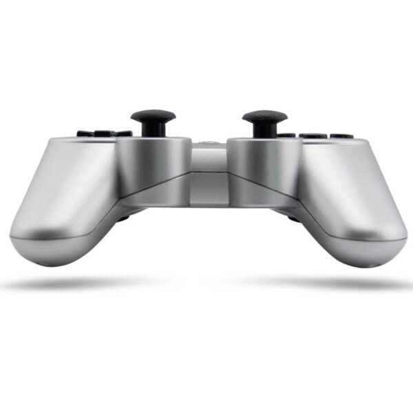 Joystick inalámbrico bluetooth compatible PS3 color plateado - Imagen 4