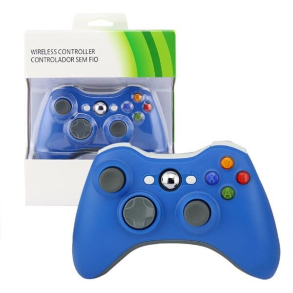 Joystick inalámbrico compatible con Xbox 360 color azul - Imagen 4