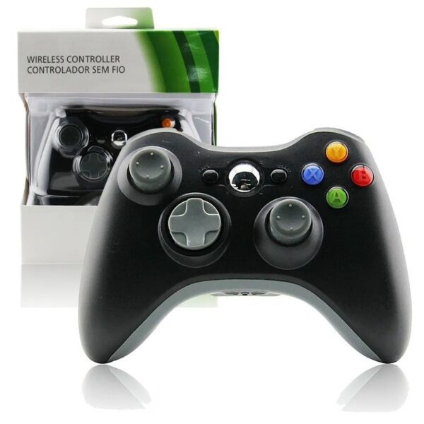 Joystick inalámbrico compatible con Xbox 360 color negro - Imagen 5