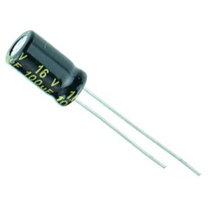 Capacitor, condensador 16V 100uF