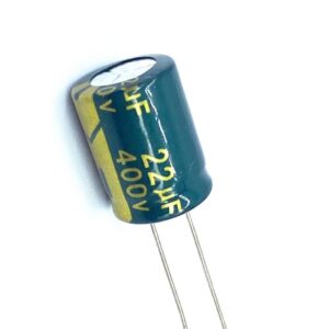 Capacitor, condensador 400V 22uF