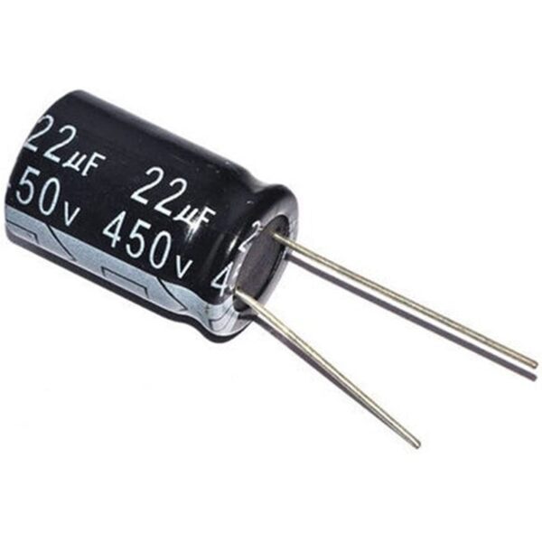 Capacitor, condensador 450V 22uF