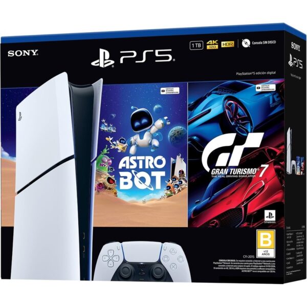 PlayStation 5 Slim Digital Astro Bot + Gran Turismo 7 - Imagen 2