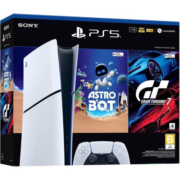 PlayStation 5 Slim Digital Astro Bot + Gran Turismo 7 - Imagen 3