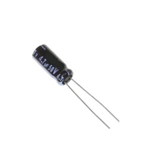 Capacitor, condensador 50V 4.7uF