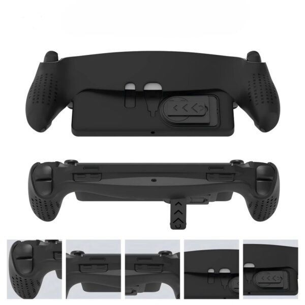 Funda protectora de silicona negra para Playstation 5 Portal - Imagen 4