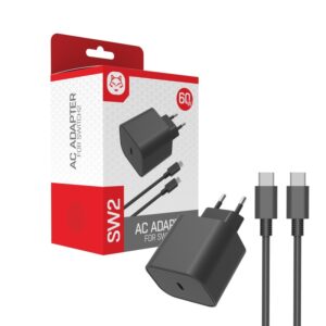 Cargador tipo C 20v - 3A para consola Nintendo Switch 2