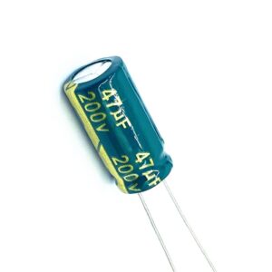 Capacitor, condensador 200V 47uF