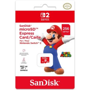 Tarjeta Micro SDXC Express 256GB SanDisk Nintendo Switch 2