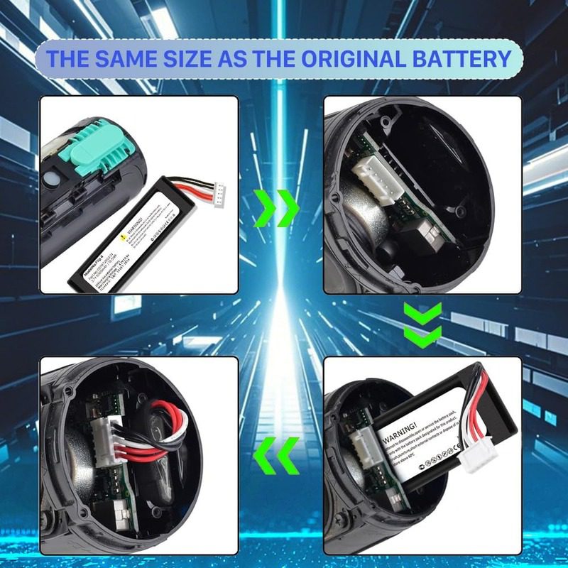 Batería 3.7V 5800Mha recargable compatible JBL FLIP 4 - Imagen 3