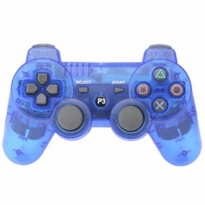 Joystick inalámbrico bluetooth compatible PS3 color azul cristal