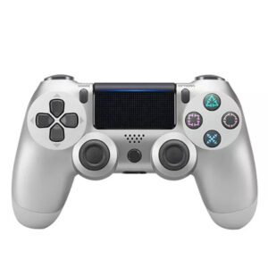 Joystick inalámbrico bluetooth compatible con PS4 / PC Plateado