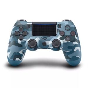 Joystick inalámbrico bluetooth compatible con PS4 / PC Azul Camo