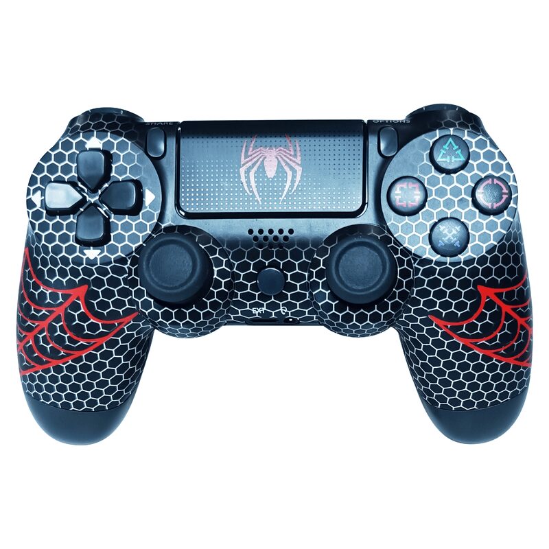 Joystick inalámbrico bluetooth compatible con PS4 / PC Spiderman