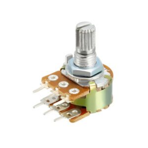 Potenciómetro WH148 6 pines 15mm B10K Ohm