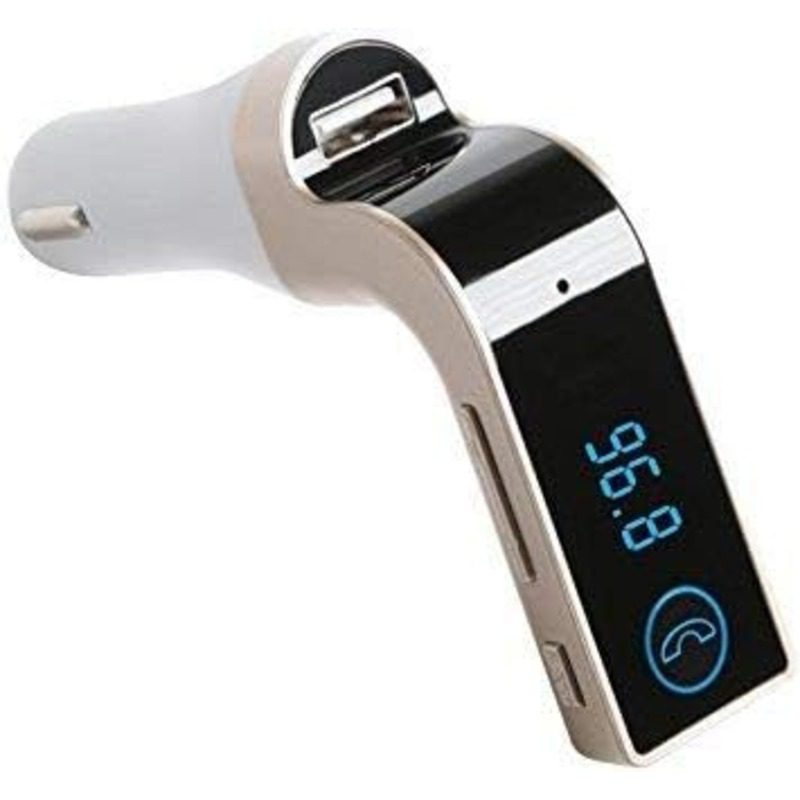 Transmisor Fm Bluetooth Cargador Usb Radio Auto - Imagen 2