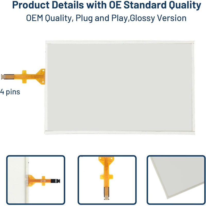 Pantalla táctil LAM070G004A para Peugeot 208 2008 308 Citroen C5 C4L C3XR 2014/2015 - Imagen 2