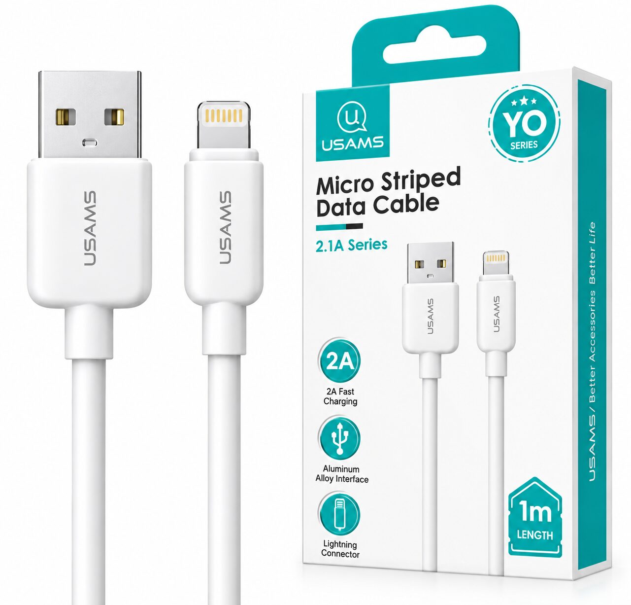 Cable USB-A a Ligthning 1M