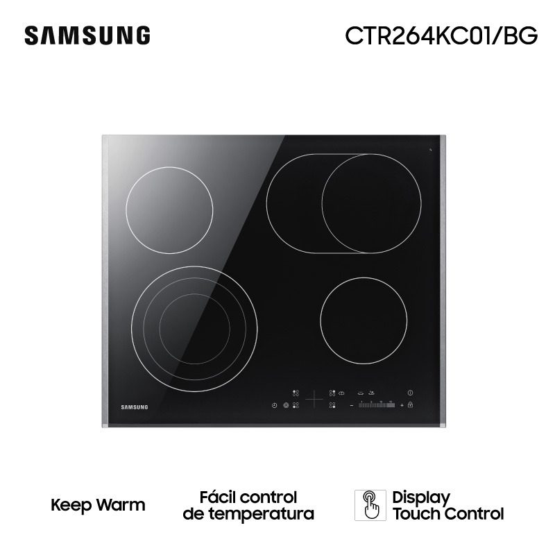Anafe Eléctrico SAMSUNG de Vidrio Ceramico