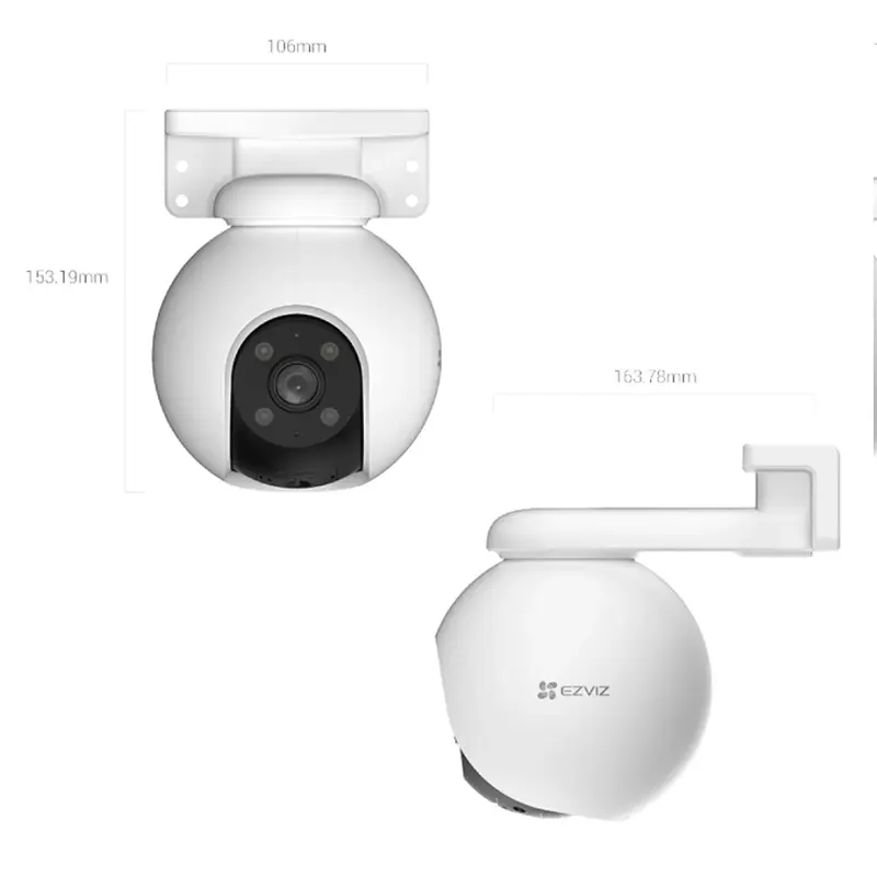 Cámara Ezviz H8 PRO 2K Luz y Audio - Imagen 2