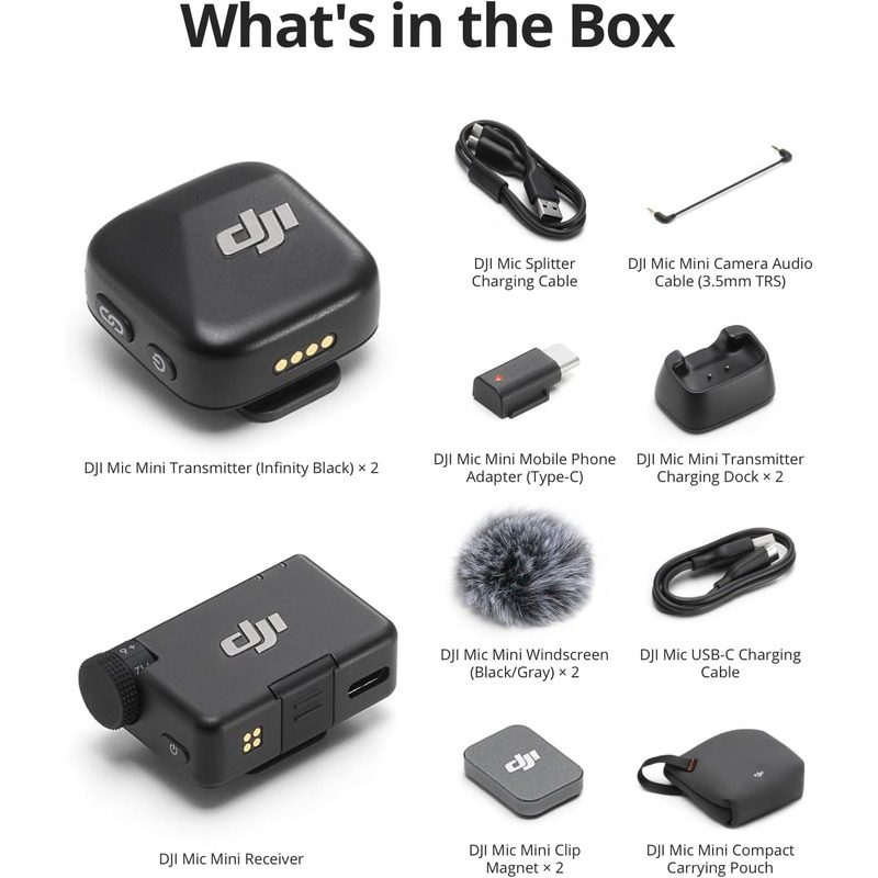 DJI Mic Mini (2 TX + 1 RX) - Imagen 4