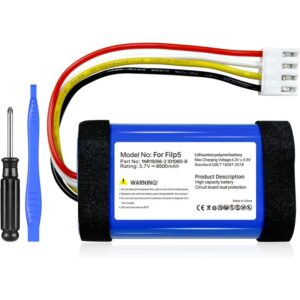 Batería de repuesto de 8500mAh para JBL Flip 5