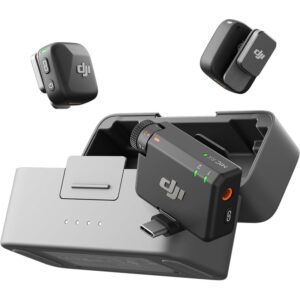 DJI Mic Mini (2 TX+1 RX+estuche de carga) micrófono inalámbrico