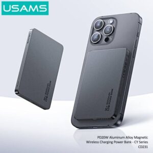 Power Bank Magnético 5.000mAh Carga Inalámbrica