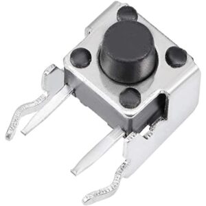 Pulsador táctil DIP 2 pin 6x6x10mm (10 unidades)