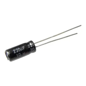 Capacitor, condensador 220uf 10V