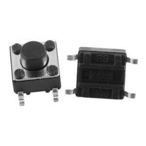 Pulsador táctil 4 pines SMD 6mm*6mm*5mm (10 unidades)