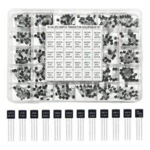 Kit de 600 transistores 30 valores 20 unidade de cada uno