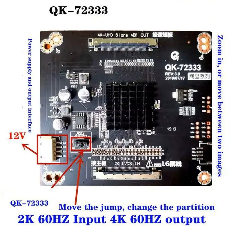 Adaptador 2k a 4k QK-72333