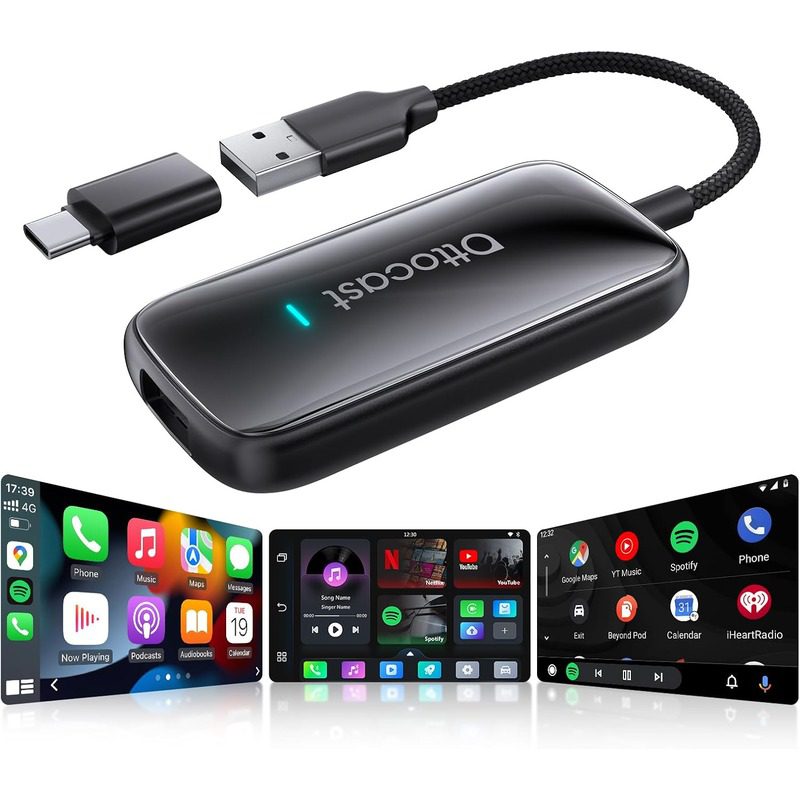 Ottocast Play2Video Ultraadaptador 3 en 1 para automóviles