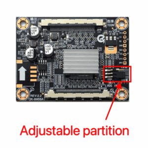 QK-6M58A Placa adaptadora y convertidora de señal de video de 2K a 4K