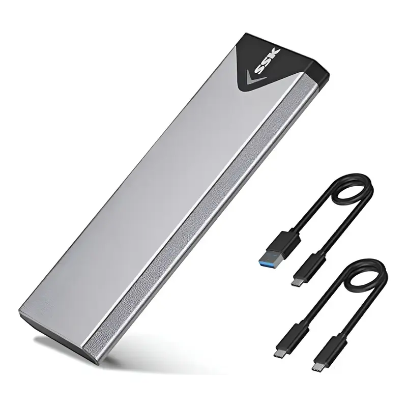 Adapatado de gabinete SSD SATA a M.2 de estado sólido