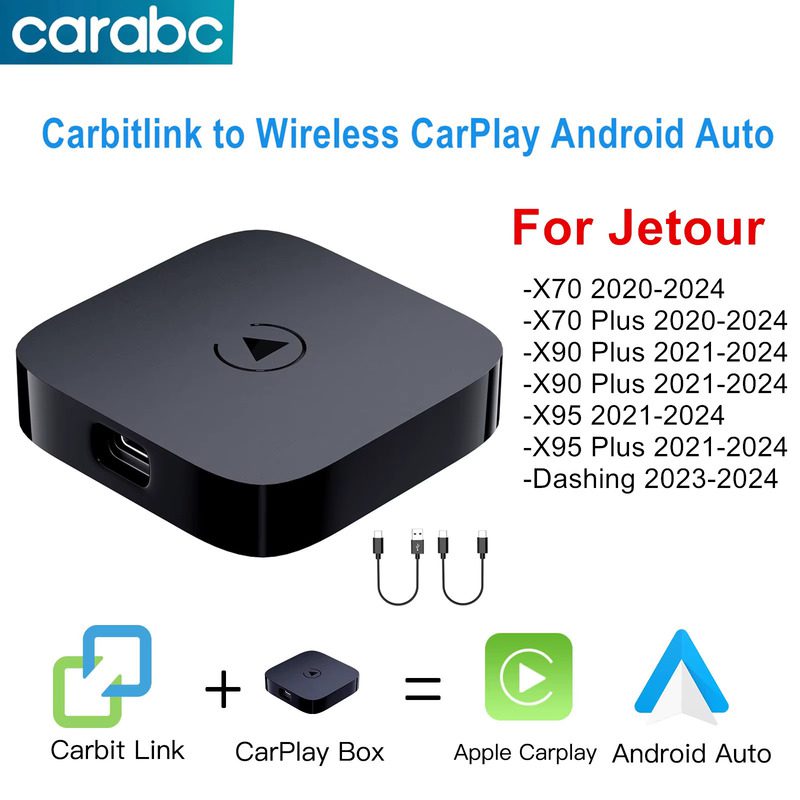 CarPlay inalámbrico y Android Auto para Chery Jetour